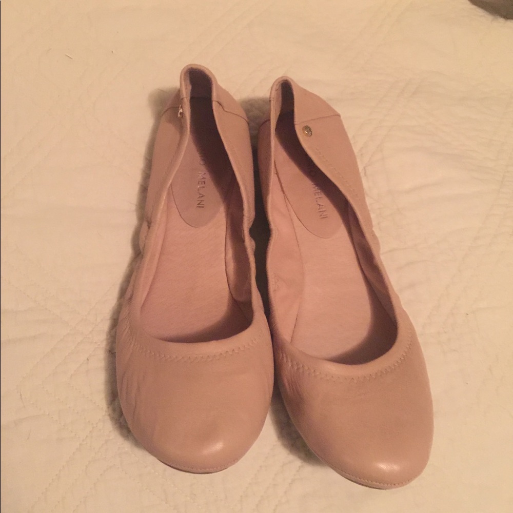 Leather Nude Flats - Antonio Melani